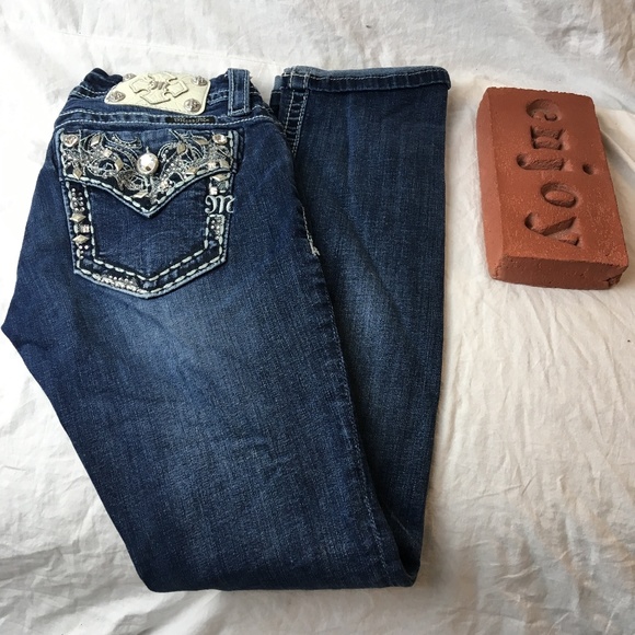Miss Me Signature Straight Jeans 
